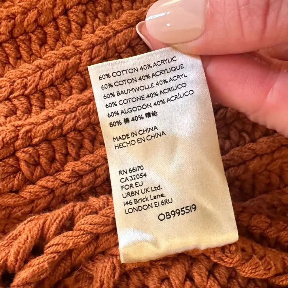 Free People My Only Sunshine Sweater in Tuscan Earth Size S